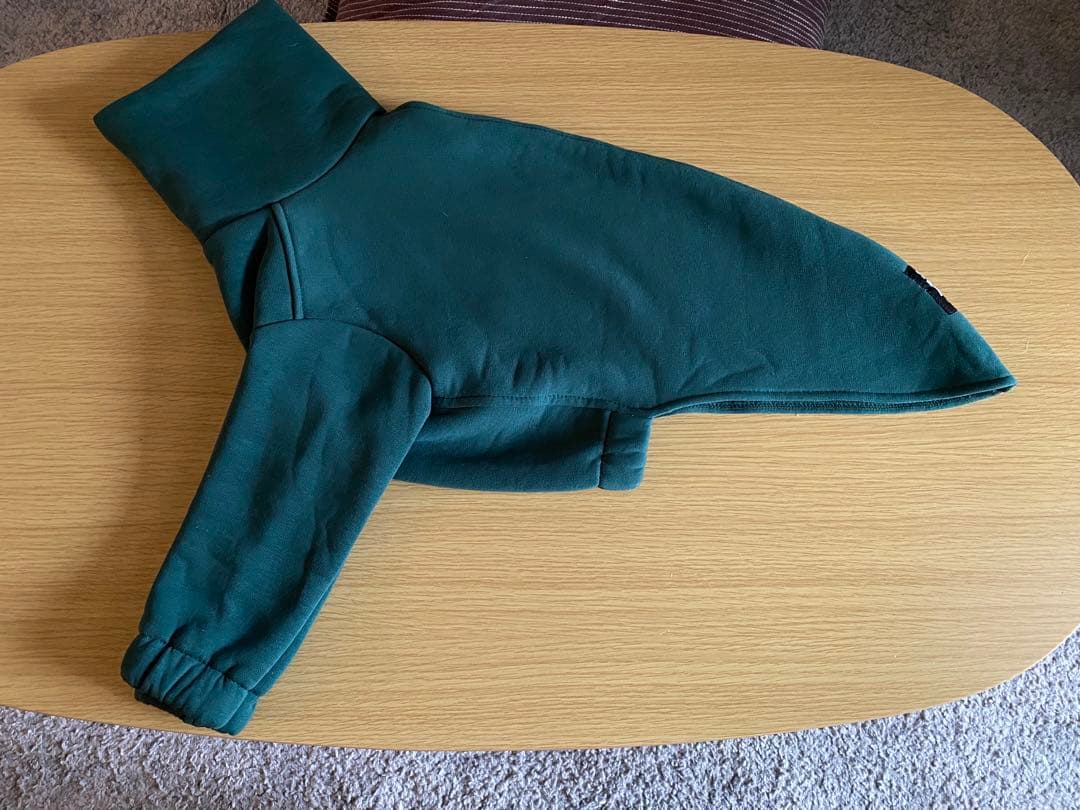 犬服 Mサイズ エメラルド フリース