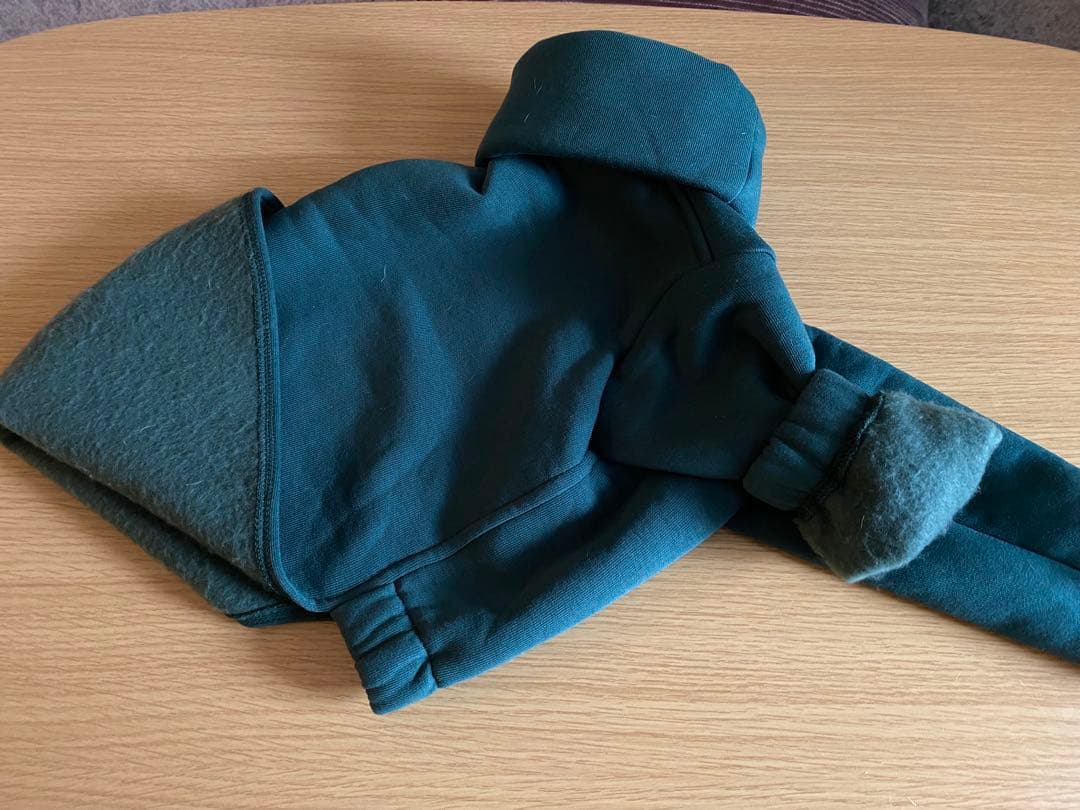 犬服 Mサイズ エメラルド フリース