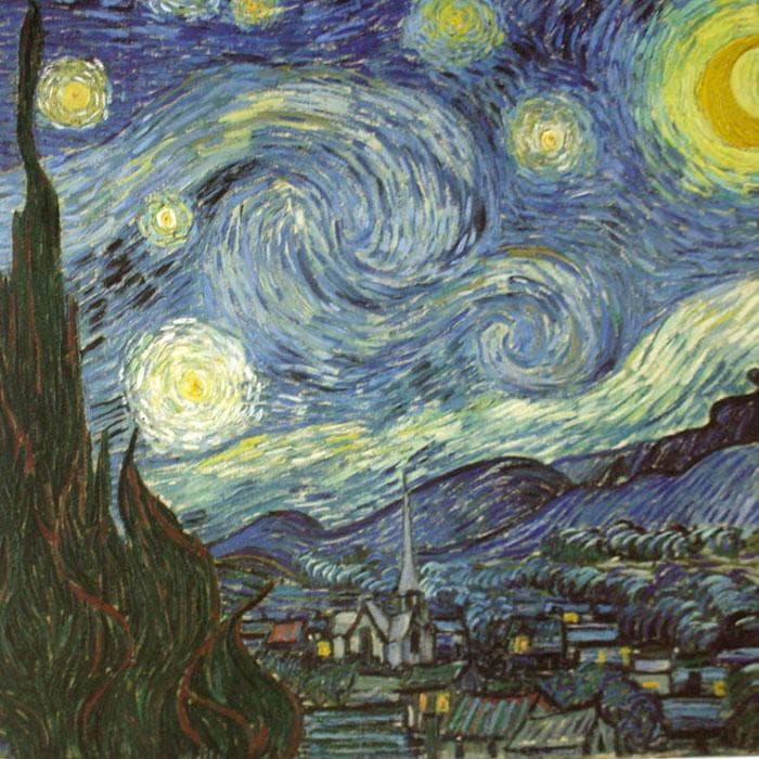 額装品/星月夜/フィンセント ファン ゴッホ/ポスター/アート/インテリア