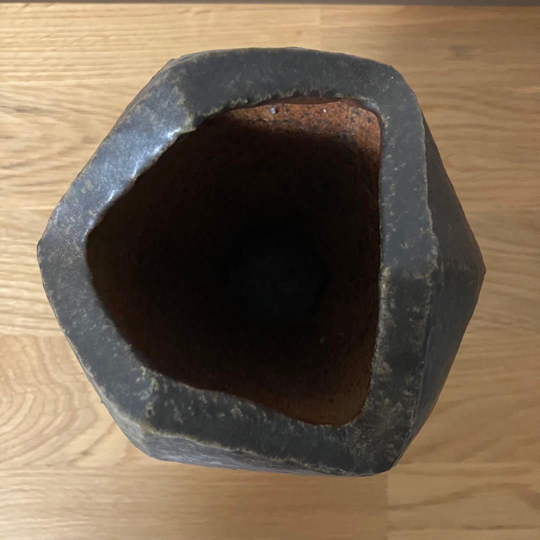 備前焼　花器　花瓶　オブジェ