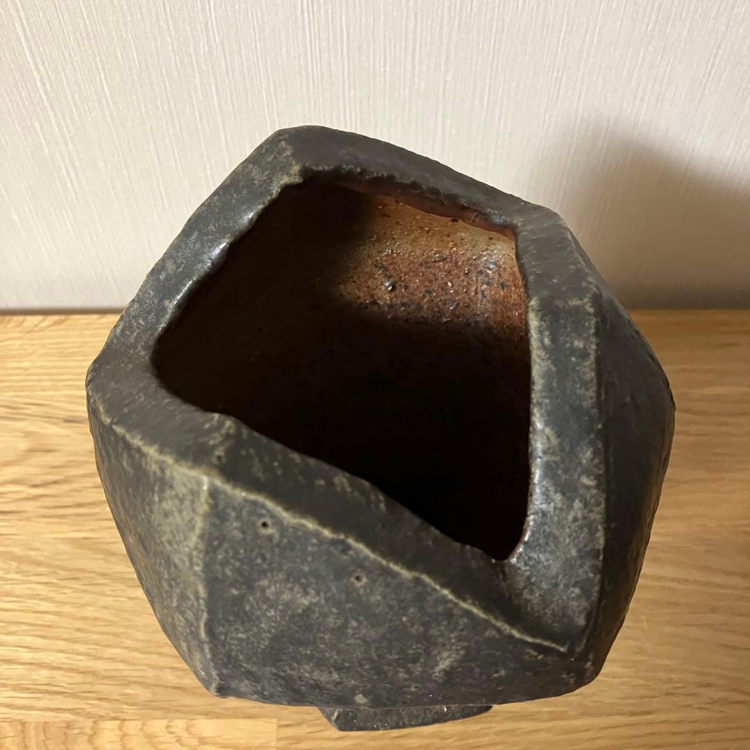 備前焼　花器　花瓶　オブジェ