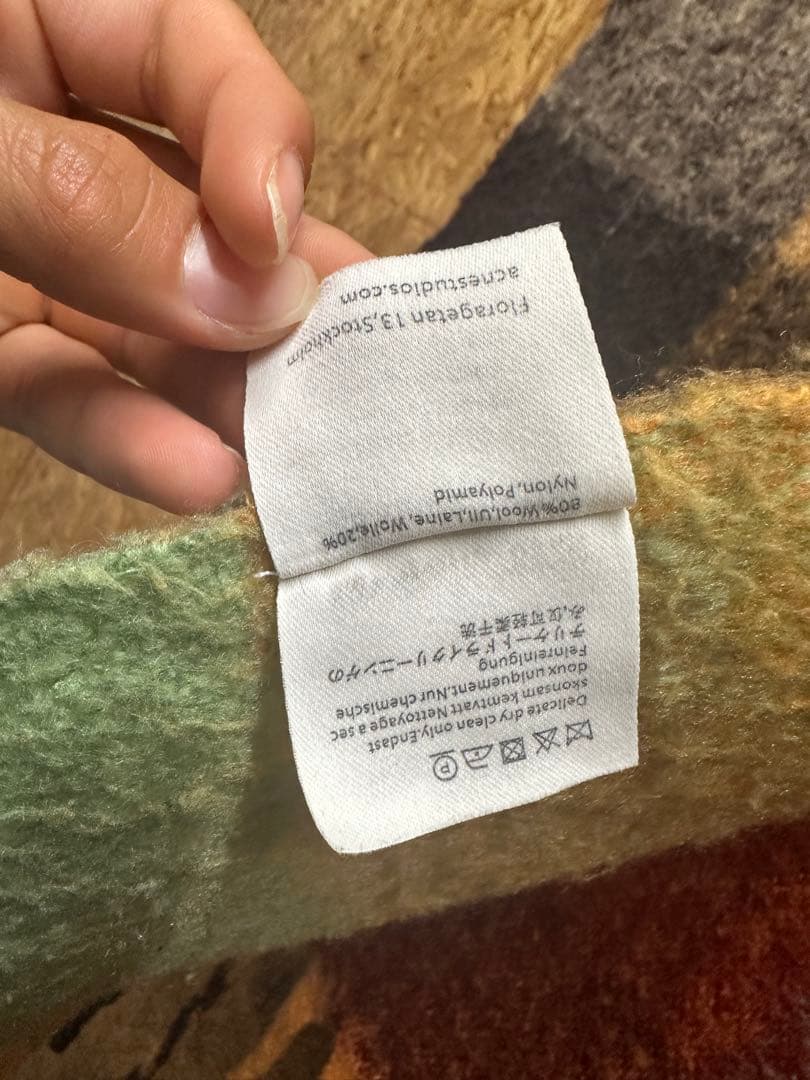 g*2様 Acne Studios チェック柄マフラー