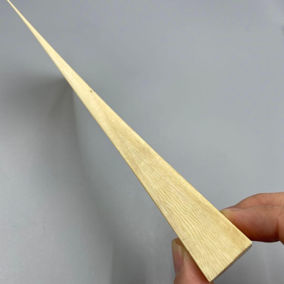 239ヴィンテージ 天然素材　三味線バチ　重さ約110g