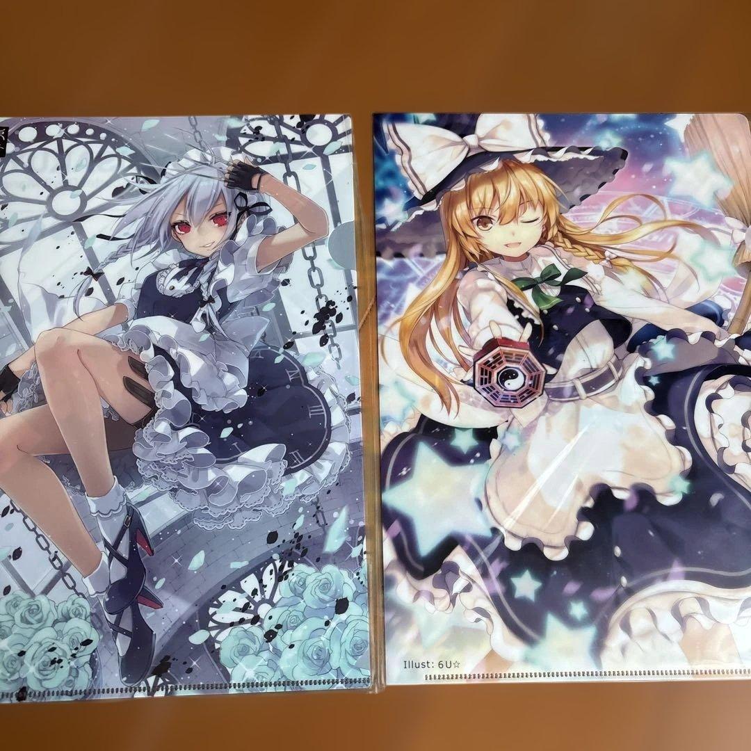 東方Project アリス　霊夢　クリアファイル　アクリルキーホルダー　まとめ売
