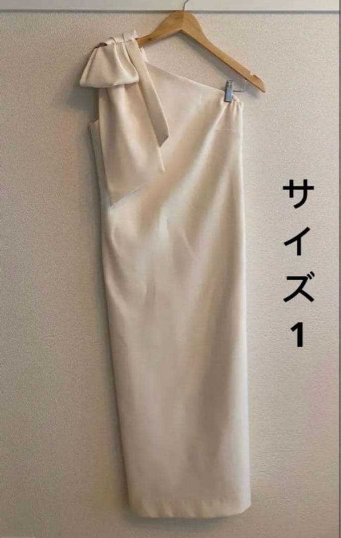 Acka. one shoulder point one piece ワンピース