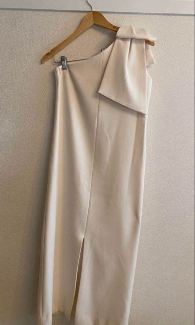 Acka. one shoulder point one piece ワンピース