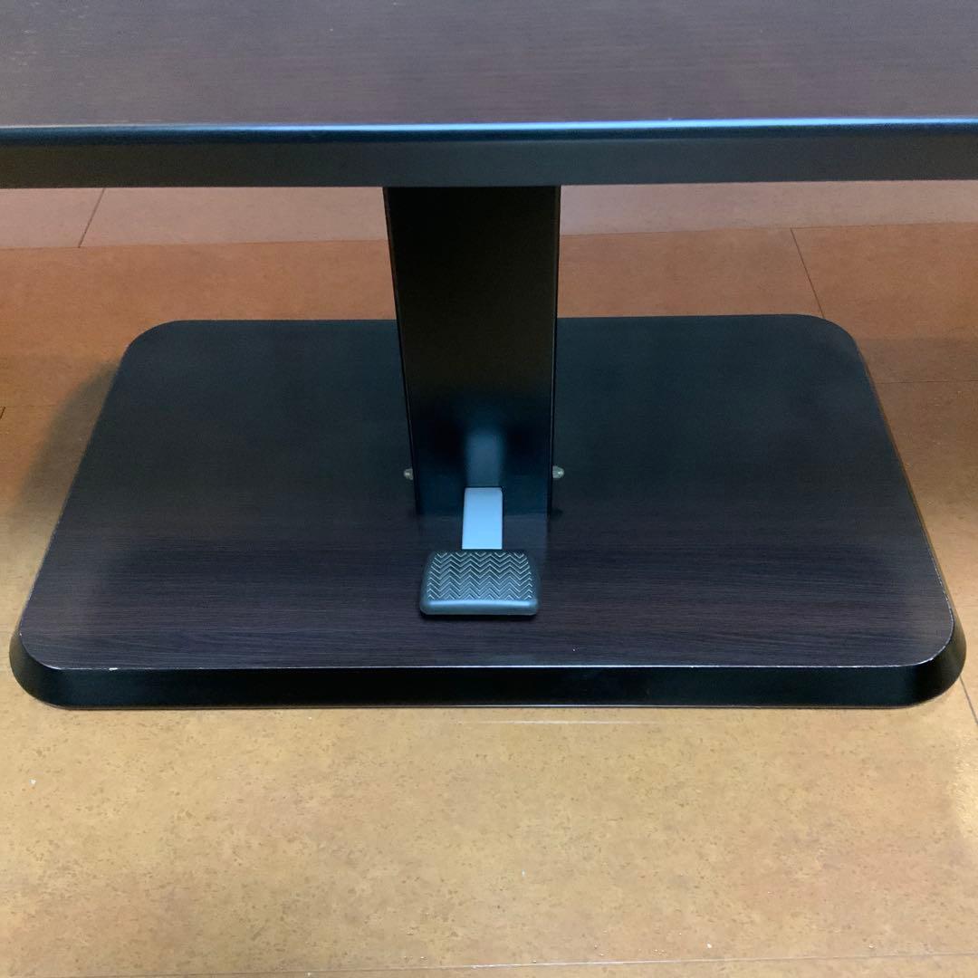 【ニコちゃん大王】昇降テーブル【ニトリ】コラボ120DT DBR