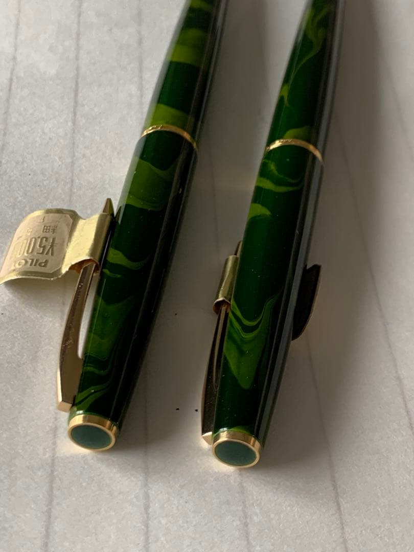 極めて希少 PILOT Lady 雲流（Umryu） 万年筆 18K 2本まとめ