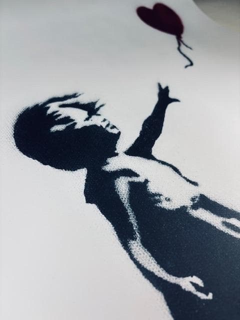 額装品/少女と風船/BalloonGirl/バンクシー/アート/インテリア/貴重