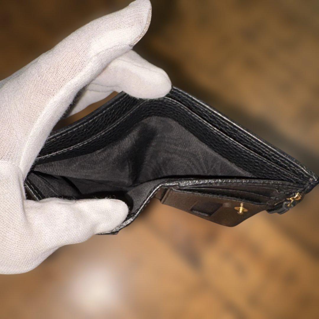 GUCCI マーモント 二つ折りレザー財布　最終価格！！