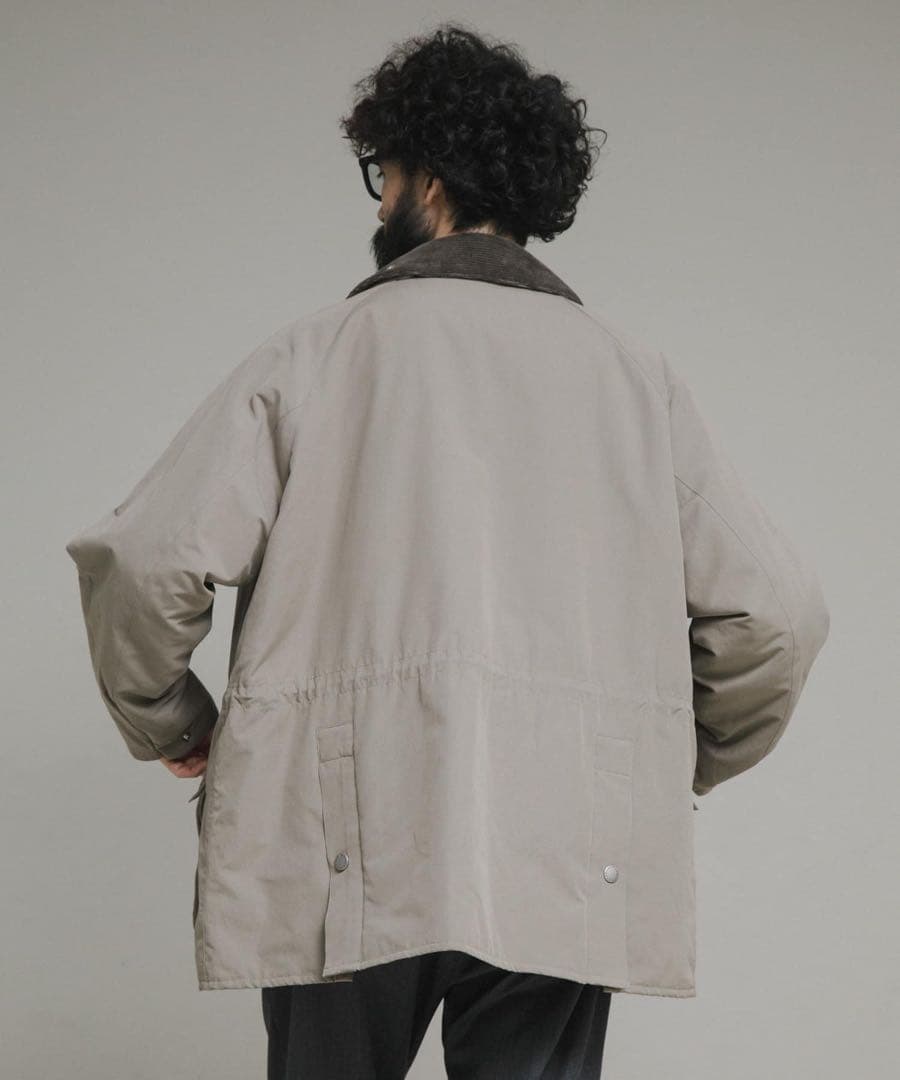 Barbour×URBS OS Bedale GREY サイズ38 ビデイル