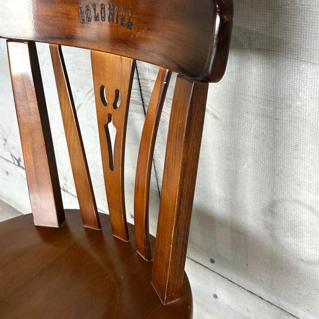 karimoku カリモク COLONIAL 回転式チェア 木製クラシック 椅子