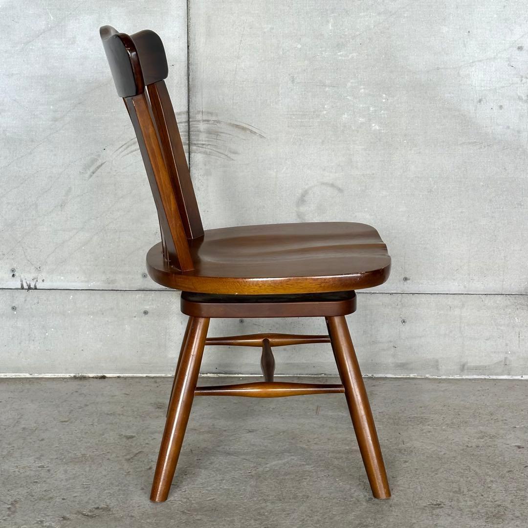 karimoku カリモク COLONIAL 回転式チェア 木製クラシック 椅子