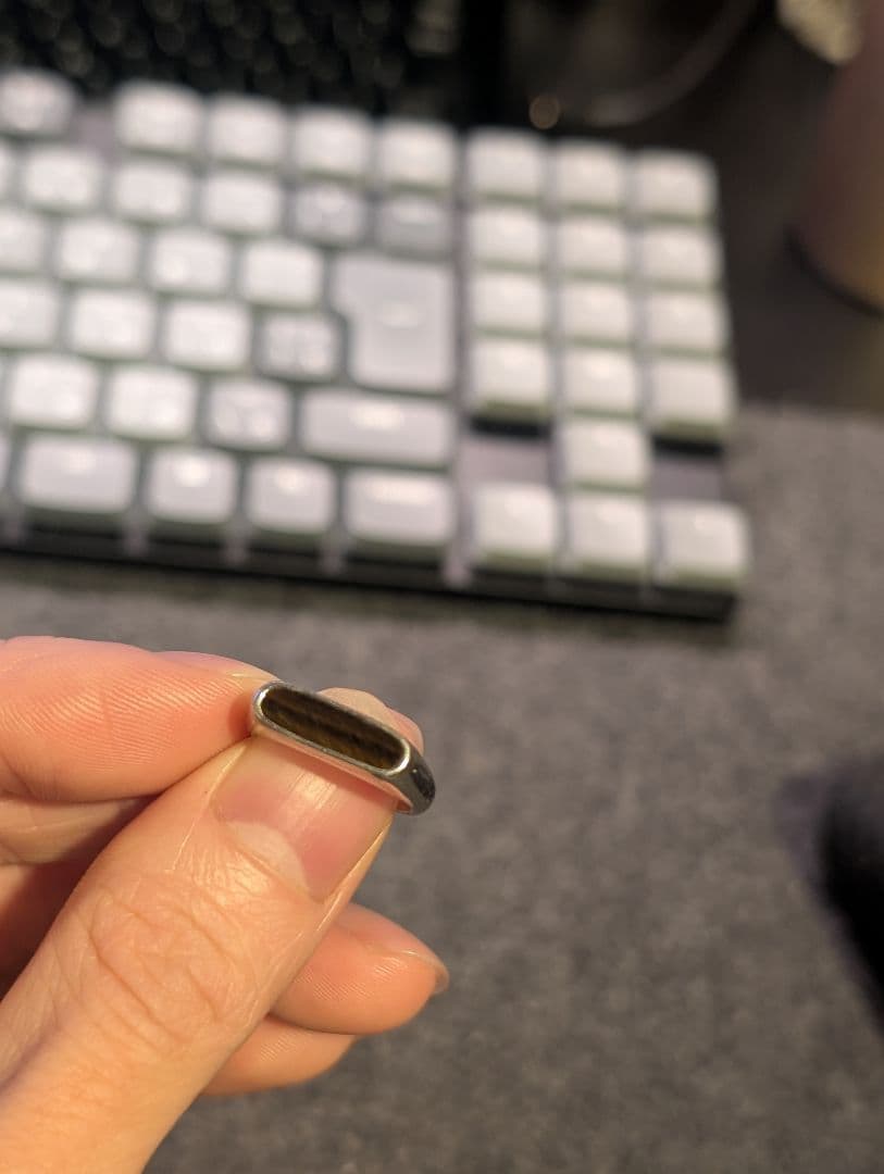 トムウッド　 Mario Ring マリオリング　タイガーアイ　46