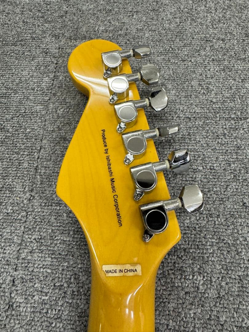 Mavis ストラトタイプ エレキギター ホワイト メープル