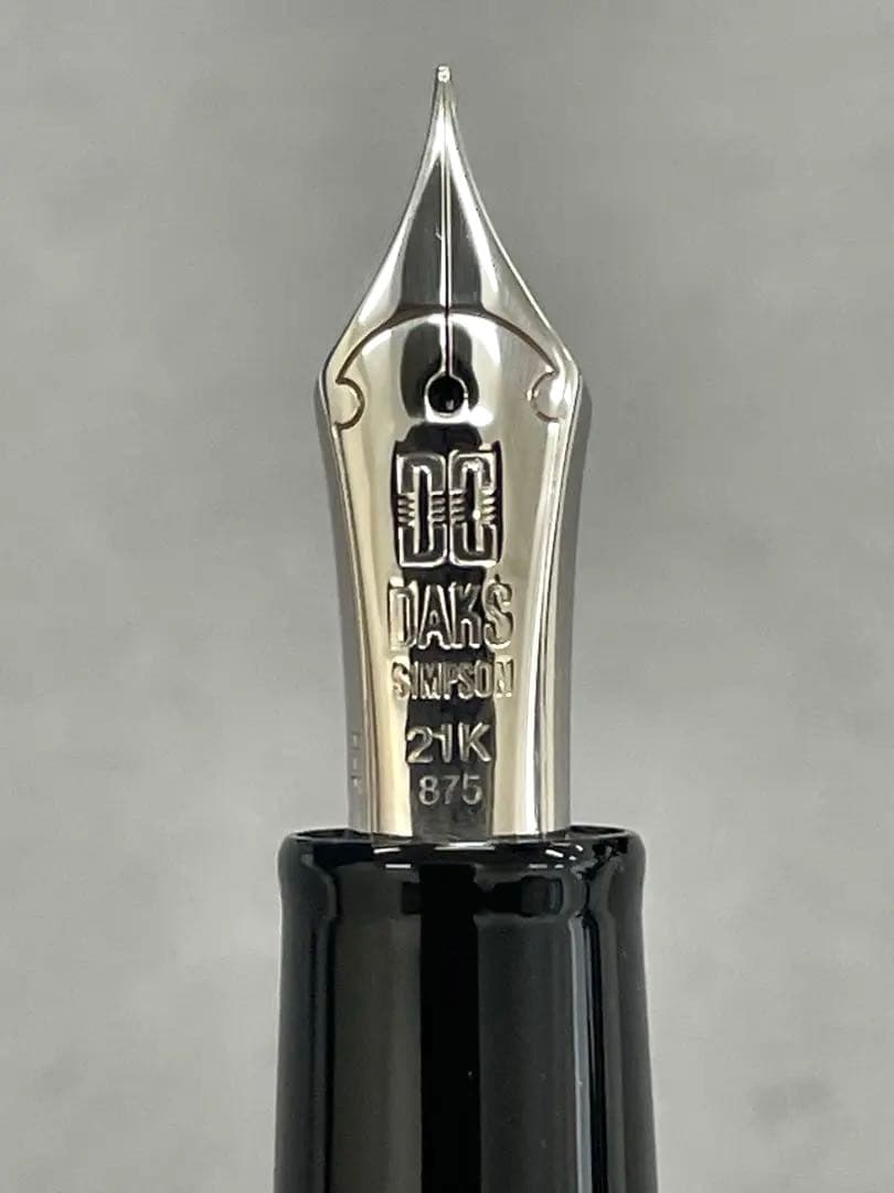 【未使用】DAKS ダックス アプレイド万年筆 ブルー