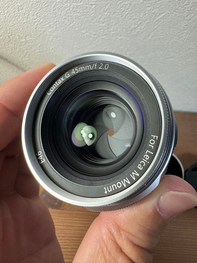 Funleader Contax G45 F2 to Leica Mコンバート