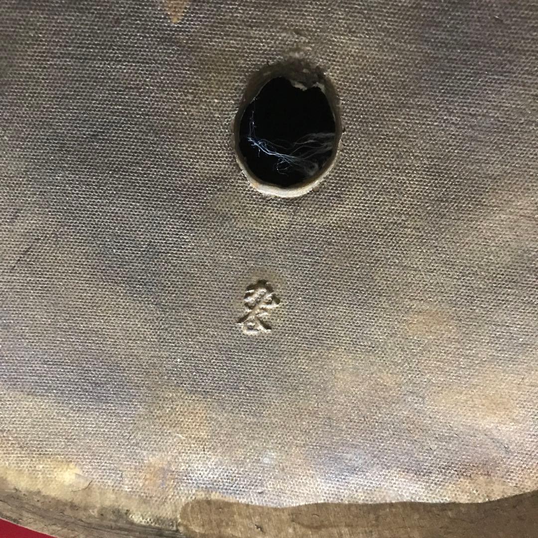 超驚愕‼️超大型‼️九谷焼達磨大師立像●摩訶不思議な御顔‼️正面厳顔、横面笑顔‼️