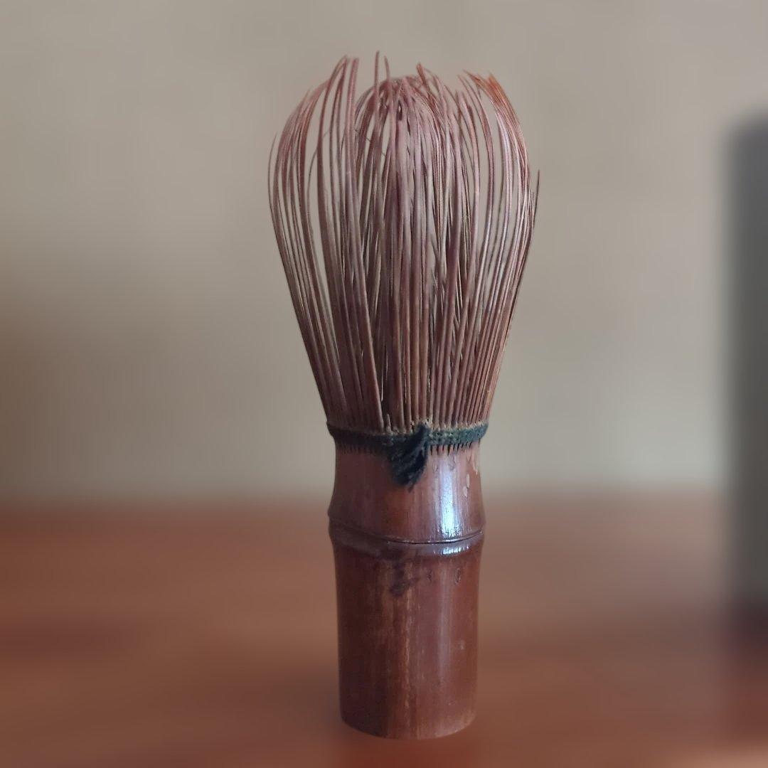 スス竹 茶筅 箱入り　中荒穂茶筌　ボロボロ