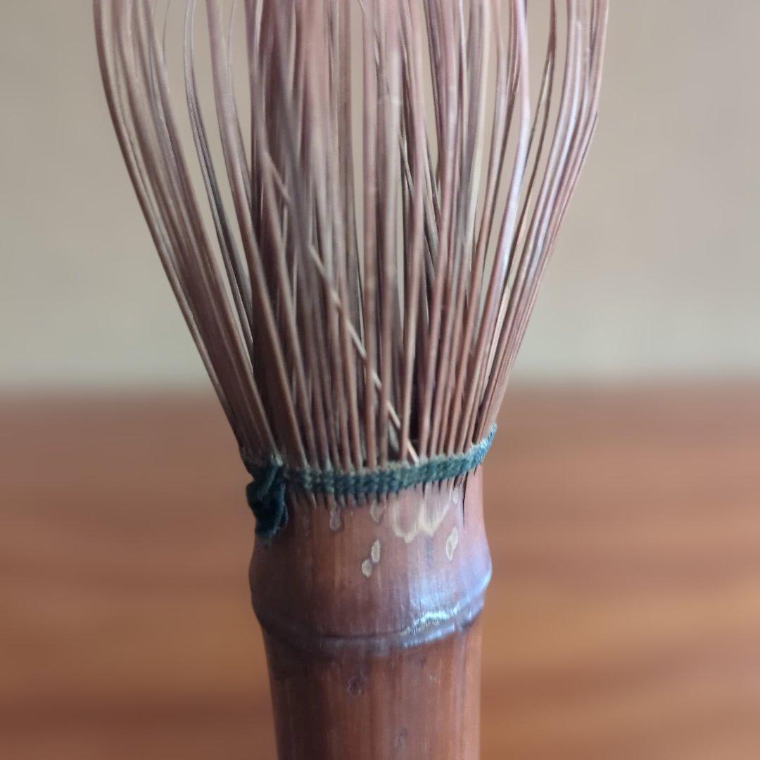 スス竹 茶筅 箱入り　中荒穂茶筌　ボロボロ