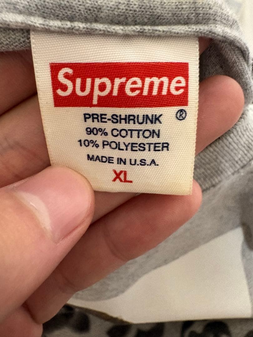 09SS Supreme Lou Reed Tee sizeM グレー