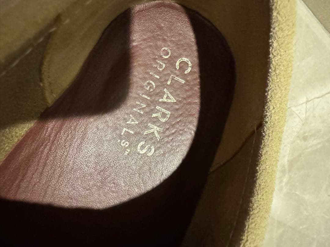 極美品⭐︎CLARKS ORIGINALS ワラビー【ベージュ】