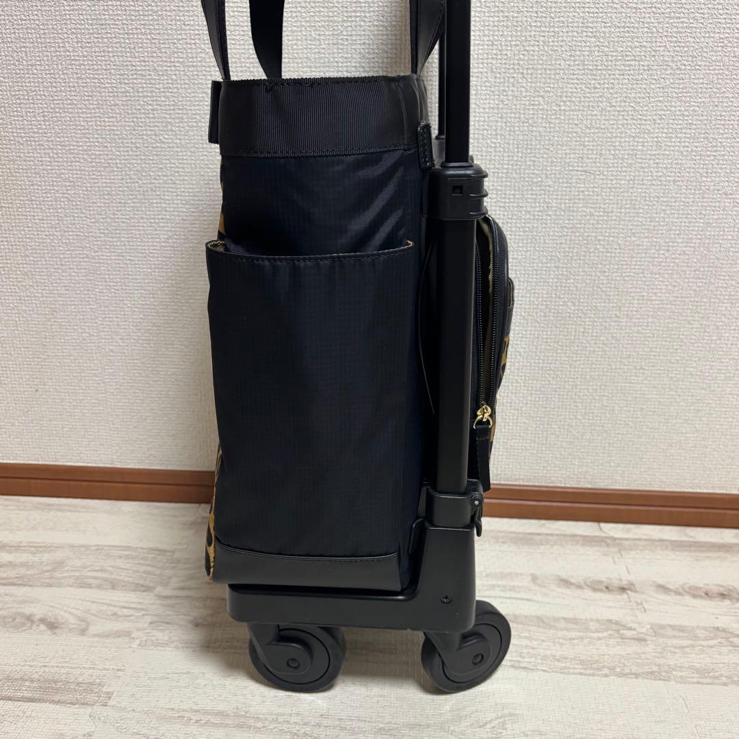 SWANY スワニー　キャリーバック　レオパード柄　ヒョウ柄