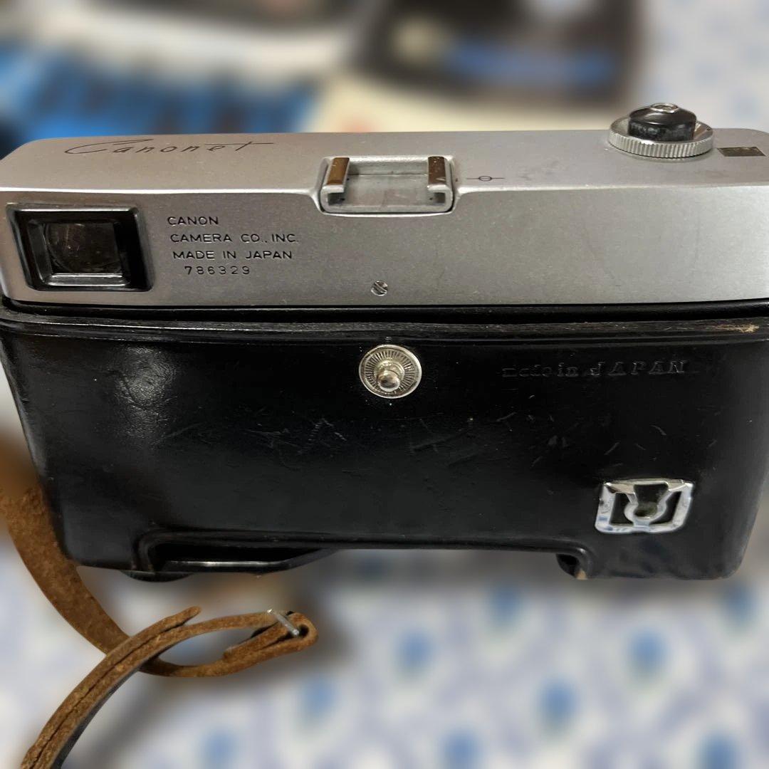 Canon CANONET カメラと三脚とストロボのセット