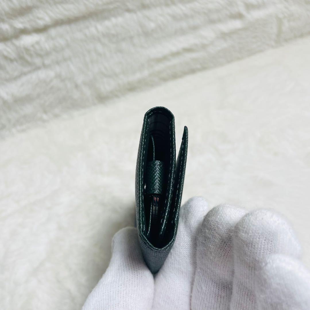 新品未使用　正規品BURBERRY ノバチェック キーケース ダークグリーン