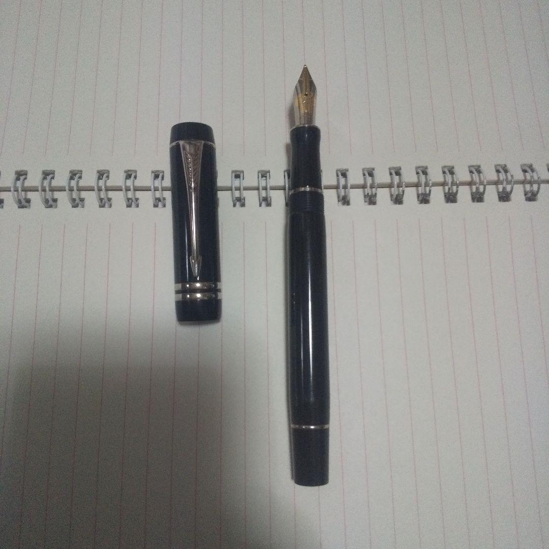 パーカー デュオフォールド ペン先、18金