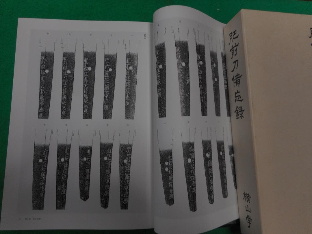 肥前刀備忘録　 横山学著