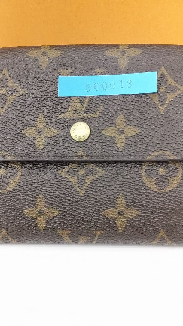 Louis Vuitton Wホック折り財布 ダークブラウンモノグラム