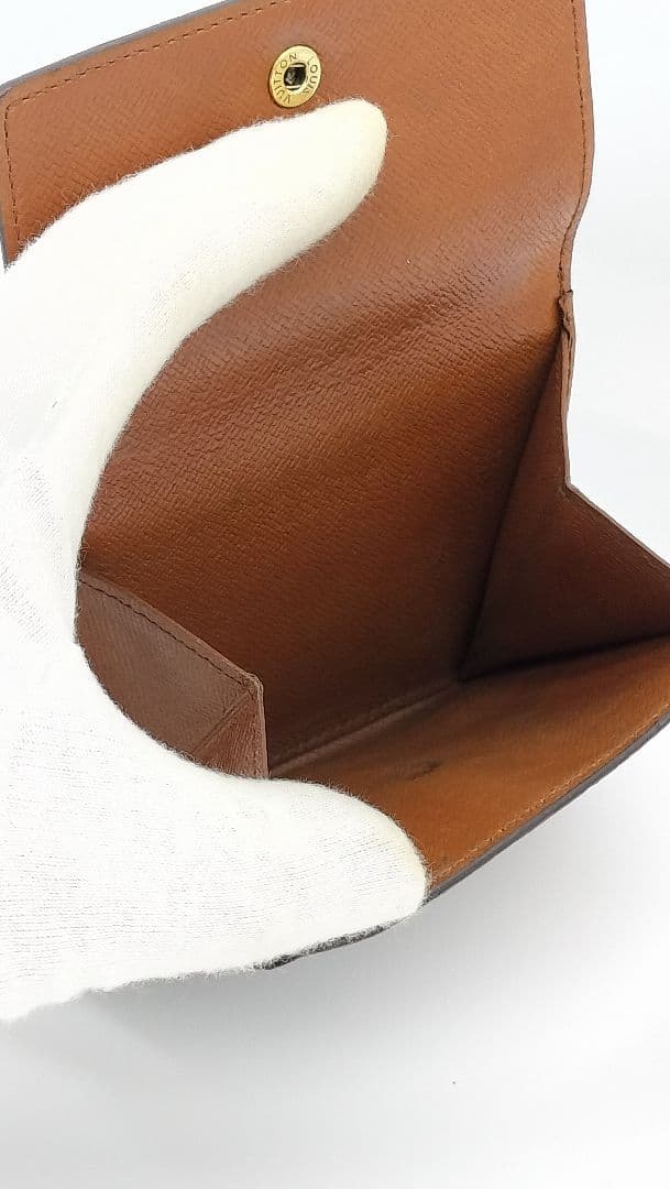 Louis Vuitton Wホック折り財布 ダークブラウンモノグラム