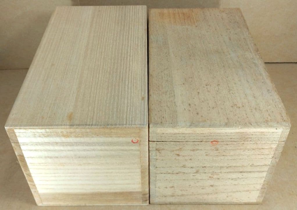 【本物保証】島岡達三 赤繪,象嵌夫婦湯呑 共箱★2セット 人間国宝 美品 益子焼