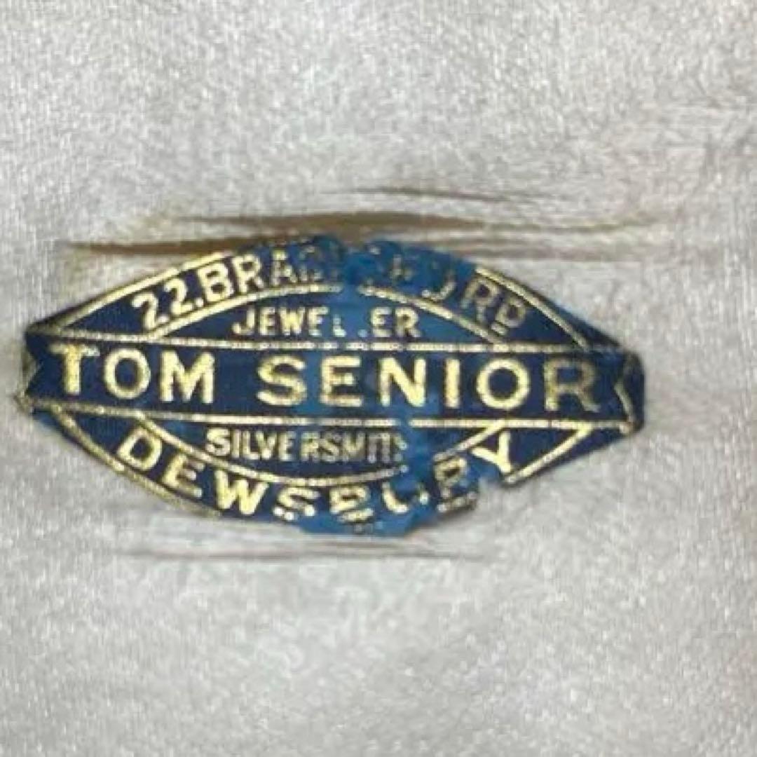 イギリス　アンティーク純銀スプーン、シュガートング　ホールマーク入1919年製造