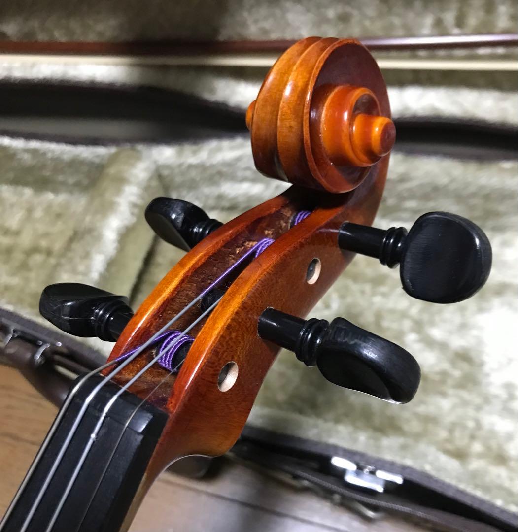 4/4 No.280 SUZUKI VIOLIN 弓・肩当て付