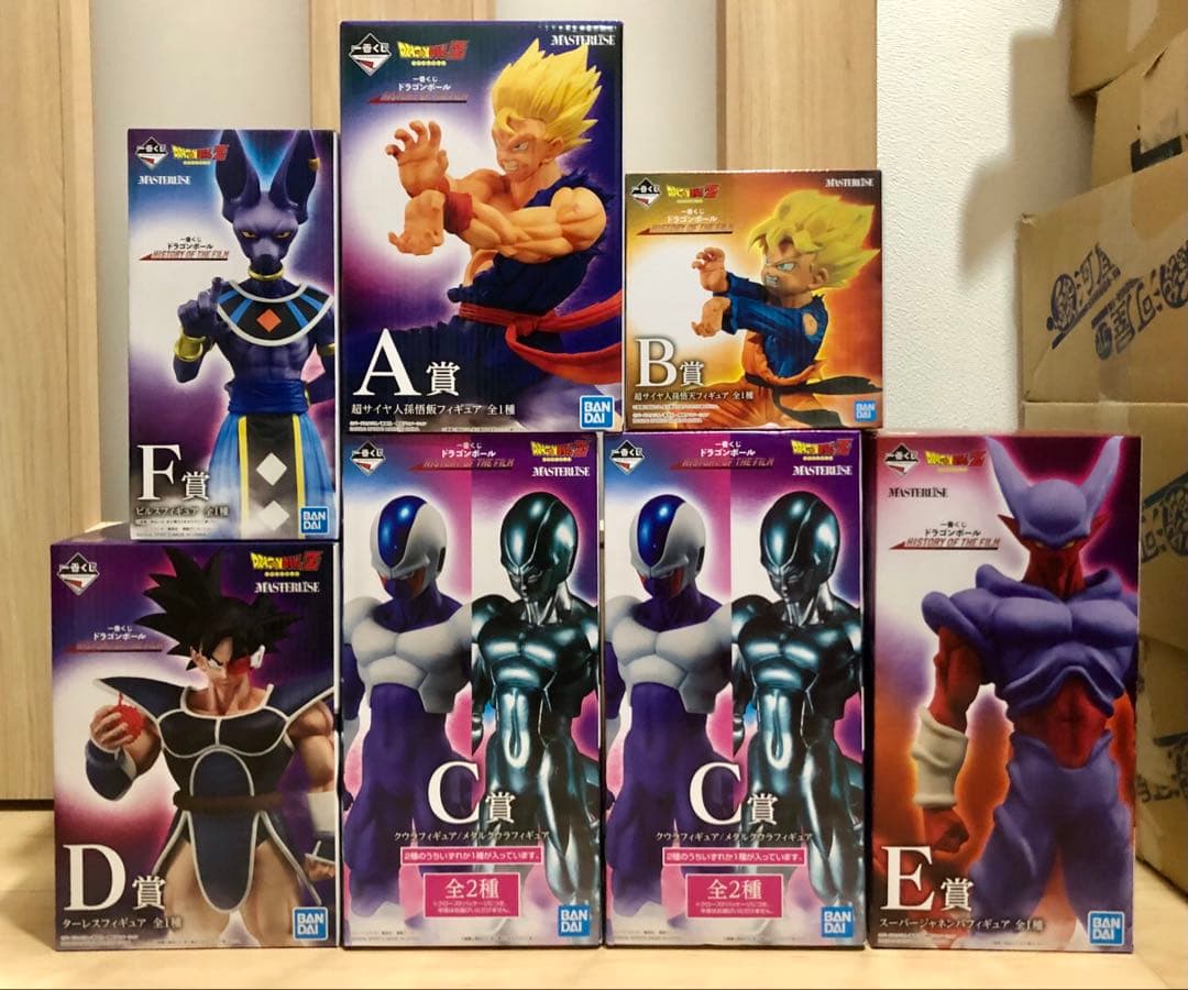 一番くじ ドラゴンボール HISTORY OF THE FILM A〜F賞