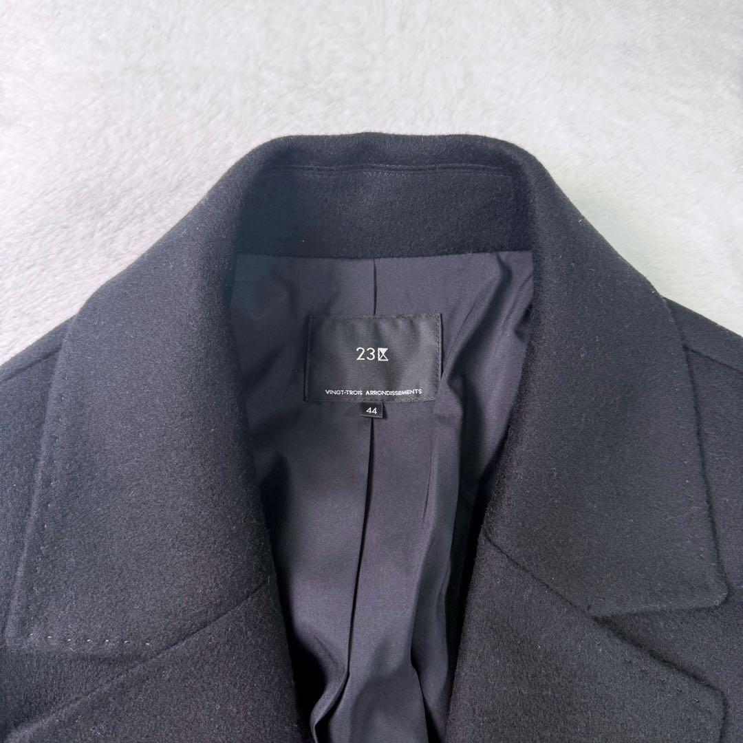 【滝沢眞規子さん着用】23区 ウールカシミヤビーバー チェスター コート 44