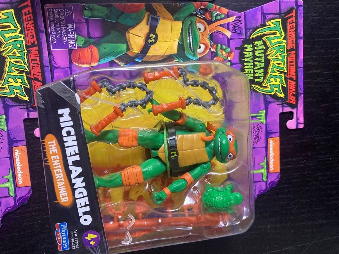 プレイメイツトイズ タートルズ ミュータントパニック！４体セット新品