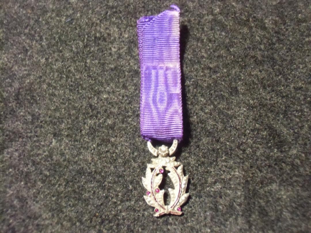 Ｆフランス＊学芸・芸術勲章＊騎士級＊オーダーメイド品＊ミニチュア章（実物）