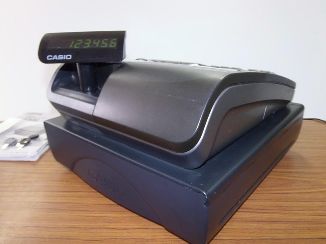 CASIO TE-2500-15SBK ブラック レジスター 250521