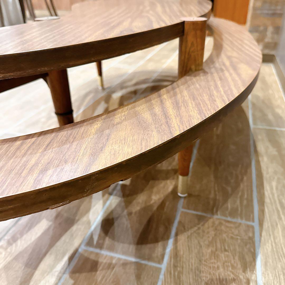 さば様 アメーバ型 二段式 カフェテーブル ミッドセンチュリー 1950