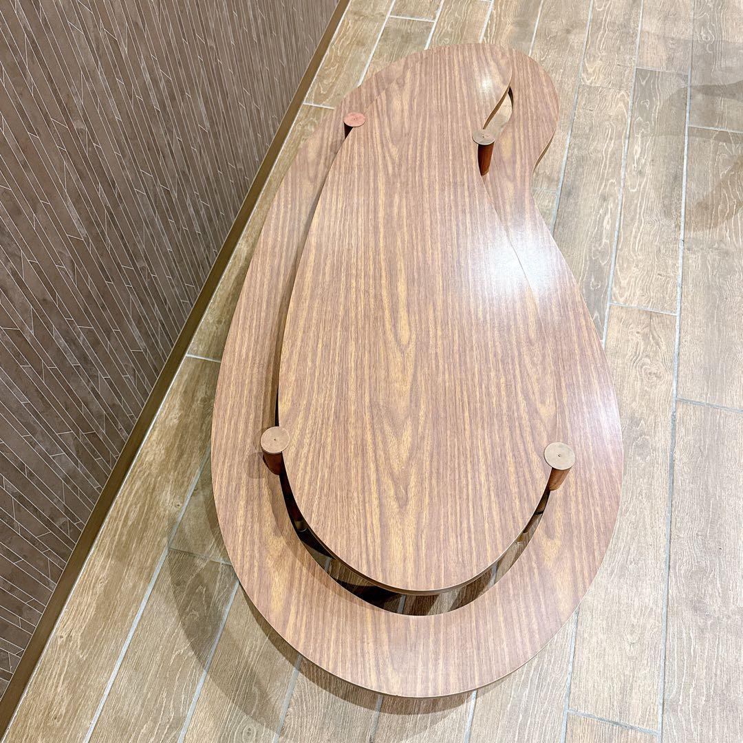 さば様 アメーバ型 二段式 カフェテーブル ミッドセンチュリー 1950