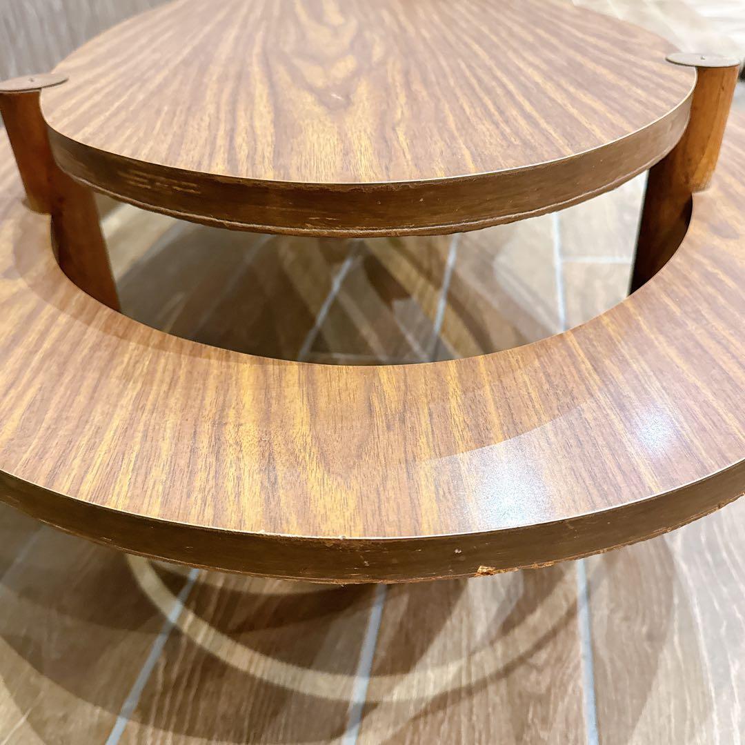 さば様 アメーバ型 二段式 カフェテーブル ミッドセンチュリー 1950