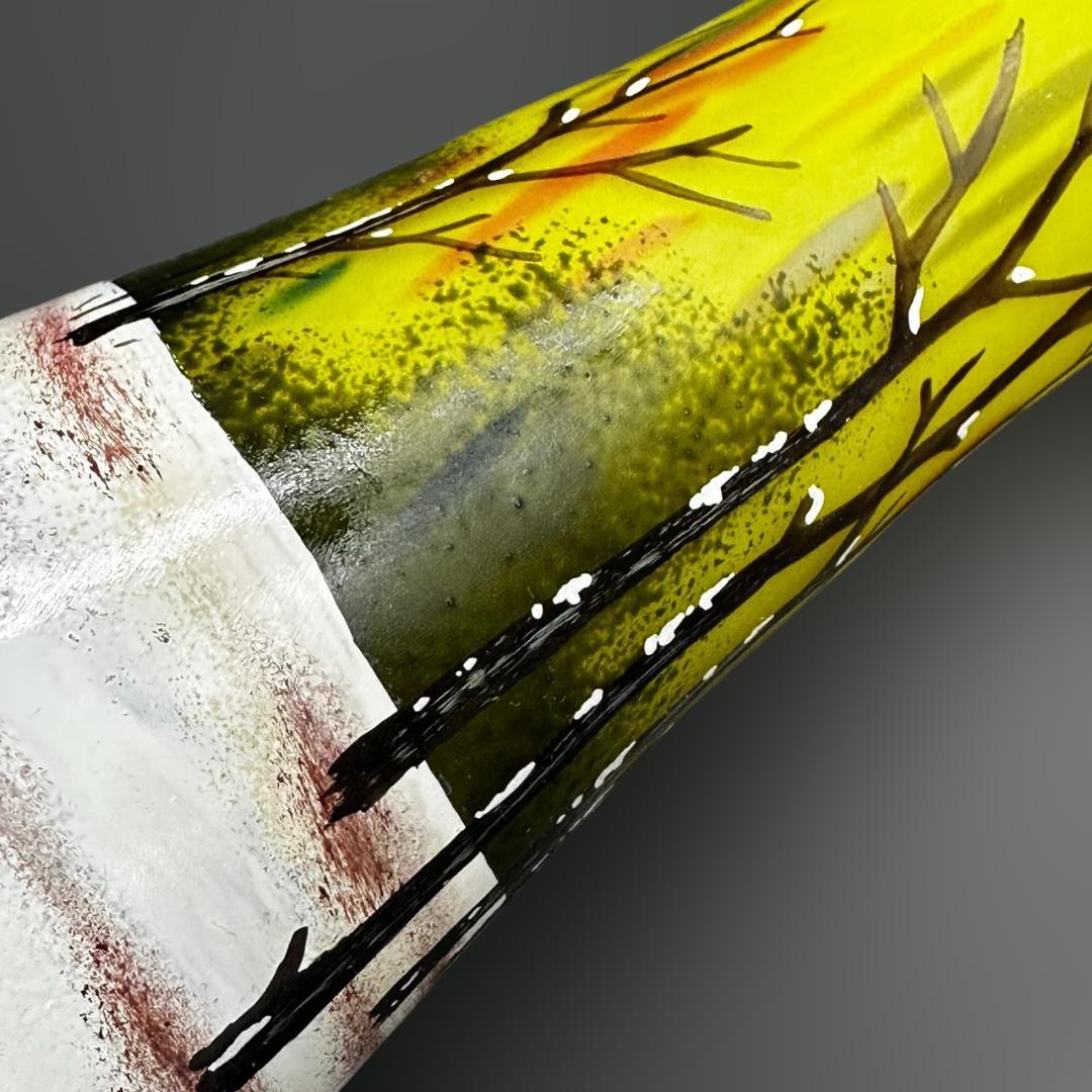 【証明書】ドームナンシー　花瓶　高さ 28cm 被せガラス　アンテルカレール