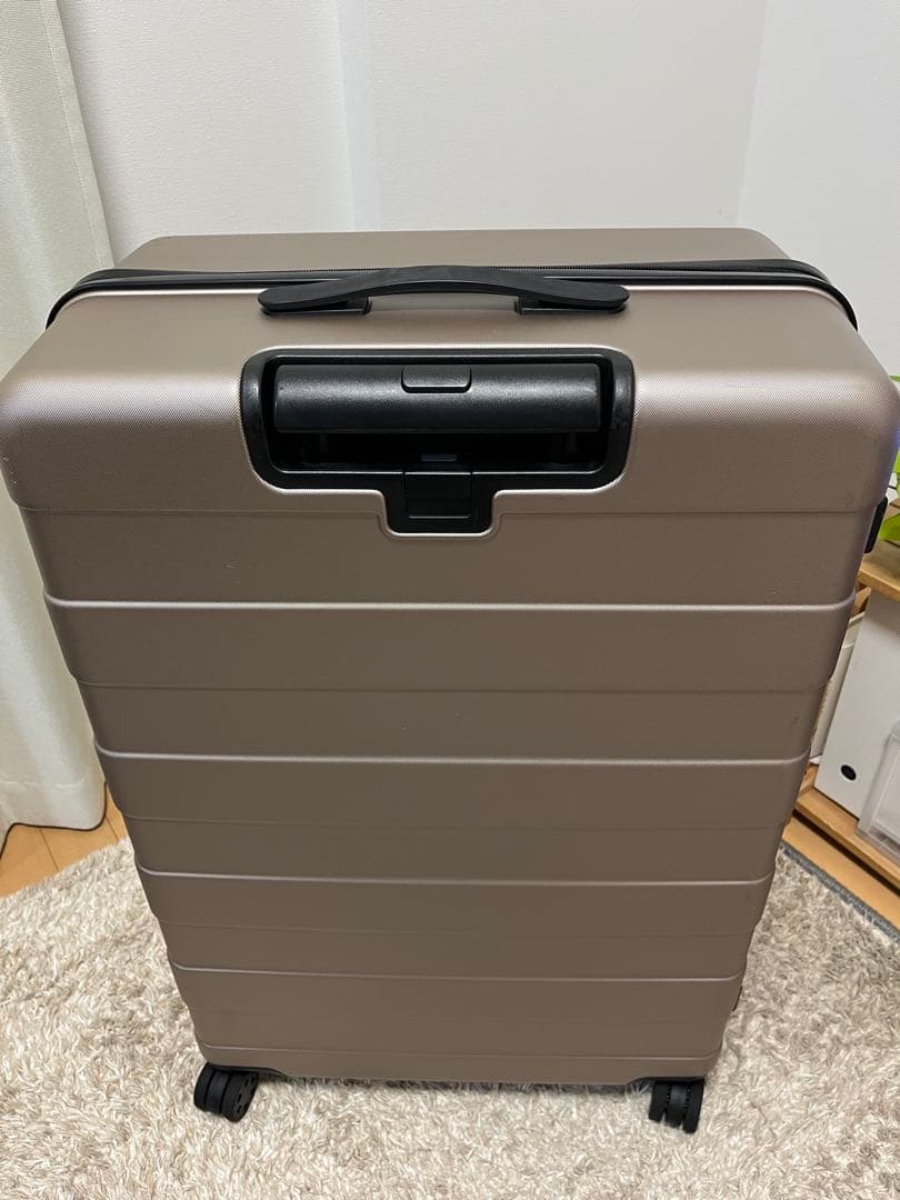 無印良品　キャリーケース 104L 大容量　大きい　ゴールドベージュ　海外　旅行