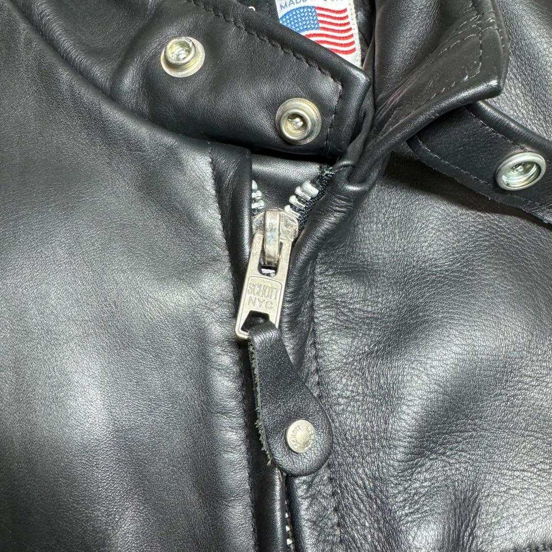 ☆美品 SCHOTT SINGLE RIDERS 641 AT641P 38☆
