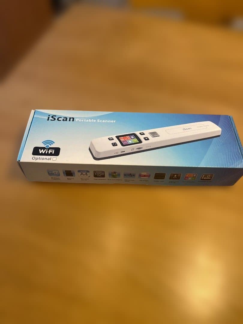 Inlight iScan02 Portable Scanner Wi-Fi対応