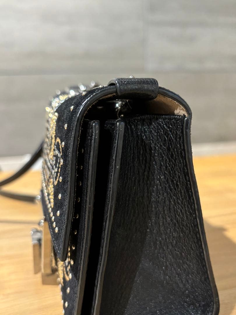 JIMMY CHOO ブラックパーティーバッグ