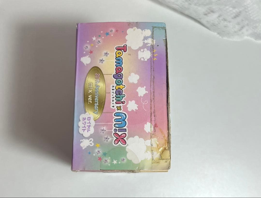 たまごっちみくす　アニバーサリー　ロイヤルホワイト　箱つき　ストラップつき